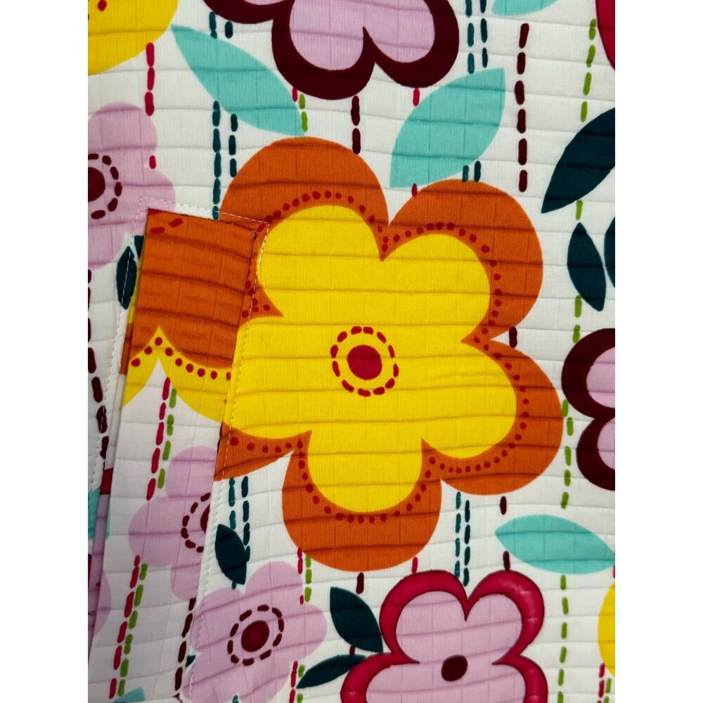 NWT Y2K Harvé Benard Floral Raincoat Size 14 – Retro Mod Flower Print vintage - Picture 13 of 16